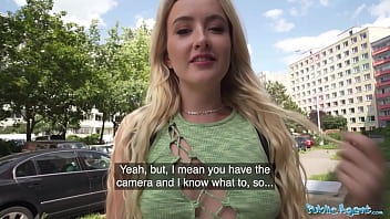Naughty Young Blonde Begs Strangers For Massive Cocks To Film Her Hottest Content