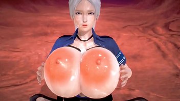 Voluptuous 3d Hentai Policewoman With Massive Tits