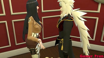 Jiraiya Y Sus Devotos Seguidores Se Entregan A Una Fogosa Orgía Con Una Admiradora, Donde El Legendario Sannin Disfruta Del Espectáculo De Sus Pechos Rebotando Mientras La Llenan De Semen Hirviendo.