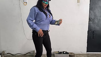 Off-duty Cop Flaunts Her Irresistible Curves In Scandalous Attire.
