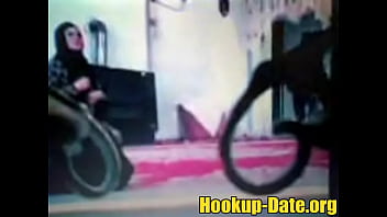 Secret Vintage Webcam Captures A Mature Arab Housewife’s Private Moments