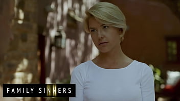 Sizzling Blonde Milf Kit Mercer Devours Her Step Son Van Wylde With A Mind-blowing Blowjob And Intense Fucking