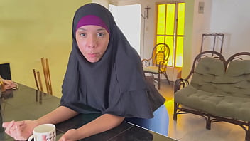 Seducing My Arab Muslim Stepmother With Her Hijab