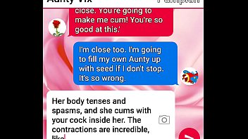 Aunty’s Filthy Texts Finally Break Her Innocent Niece, Making Her Cum Hard For The First Time As They Finish Together.
