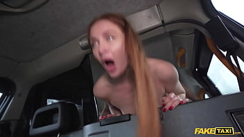 Red-hot Milf In Sheer Nylons Takes A Thick, Hard Ride In The Back Of A Fake Taxi