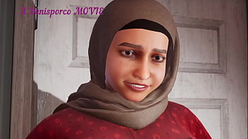 Aisha’s Hijab Frames Her Voluptuous Curves As She Takes A Deep Anal Pounding, Ending With A Thick Load Painting Her Skin.