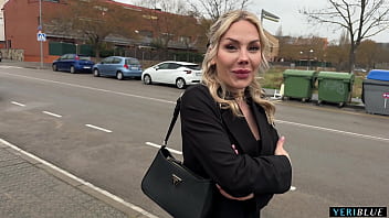 A Golden-haired Goddess Stops Me On The Pavement, And We Unleash Raw Passion Right There On The Street For Everyone To See.
