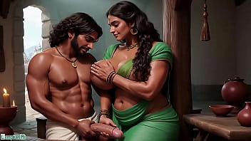 Sizzling Indian Aunty Gets Wild With Her Secret Lover In A Steamy Ai-generated Fantasy.