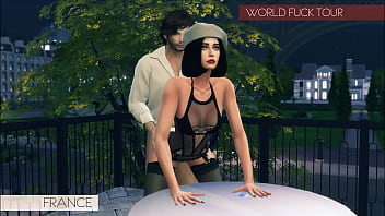 Sims 4: A French Fuck Tour