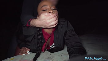 A French Ebony Goddess Begs For Rough, Raw Pounding In Public