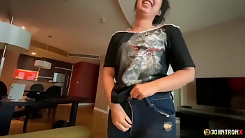 Chinese Maid Gets A Morning Quickie Before Her Shift.