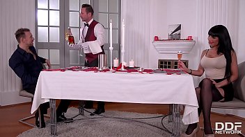 Ravenous Beauty Valentina Ricci Hungrily Devours Two Thick, Rigid Cocks Deep In Her Tight, Wet Holes.