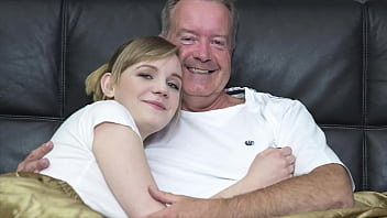 Voluptuous Blonde Arches Her Back, Begging For Grandpa’s Thick, Seasoned Cock To Claim Her Tight, Wet Pussy.