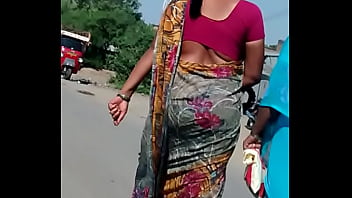Saree-clad Temptress With A Scorching Hot Derriere