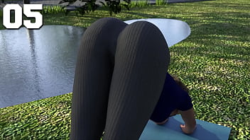 Sweaty Yoga: A Latina Coed’s Deep, Flexible Desires