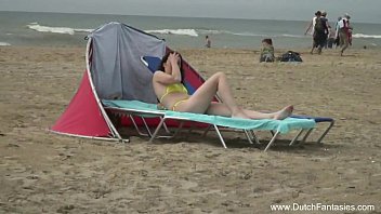 Sun-kissed Dutch Beauty Surrenders To A Wild Beachside Massage That Turns Into A Raw, Passionate Pounding Under The Open Sky.