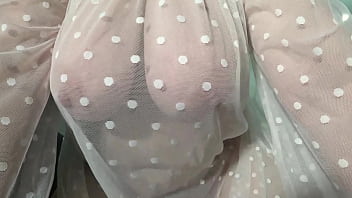 A Stunning Close-up Of A Milf’s Magnificent, Heavy Breasts