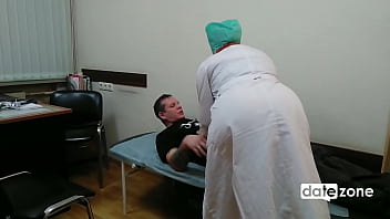 Between Appointments, The Doctor’s Office Gets A Little Hands-on Examination.