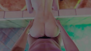 Sultry Asian Seductress Surrenders To Wild Poolside Passion In Explicit Uncensored Hentai Animation