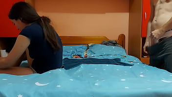 Petite Teen In Sheer Nylons Gets Pounded Raw By Her Eager Boyfriend