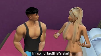 Muscled Stepbrother Has His Curvy Stepsister Begging For His Thick Cock.