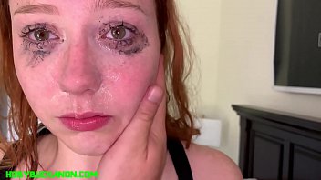 Ginger Teen Arietta Adams Gets A Messy Face Fucking And A Throat Full Of Cum
