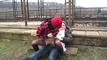 Stepdaddy’s Rough Outdoor Pounding Of A Tight Teen
