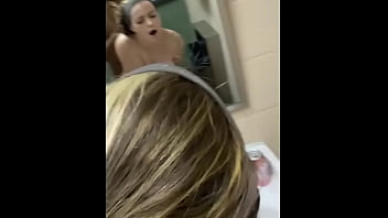 Filthy Little Slut Bent Over And Begging For It In A Grimy Public Restroom