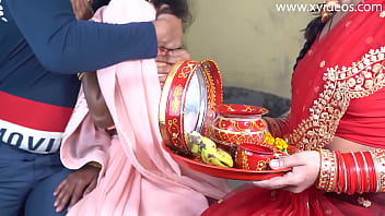 Sizzling Indian Desi Karwa Chauth Night: Hindi Erotic Encounter