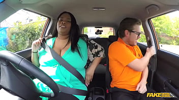 Fake Driving Lesson: Voluptuous Ebony Bbw Sheds Her Massive Panties For A Steamy Car Fuck Session