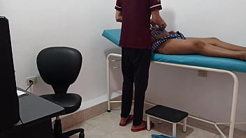 A Young Patient’s Medical Exam Turns Into A Steamy Solo Session After Her Doctor Pleasures Her With A Toy, Leaving Her Desperate And Dripping.