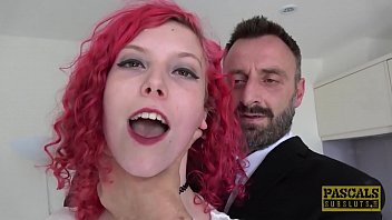 Fiery British Redhead Gets Savagely Pounded And Deepthroated Raw