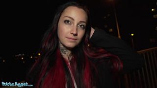 Filthy Ink-slut Sharlotte Thorne Gets Her Tight Holes Wrecked In A Steamy Boiler Room By A Public Agent