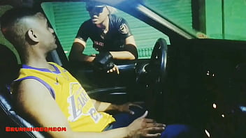 Mulher Da Lei Fode Gostoso No Banco Do Carro