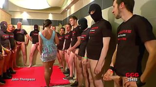 Gaping Ggg John Thompson – Ravished By A Russian Slut’s First Gangbang Orgy