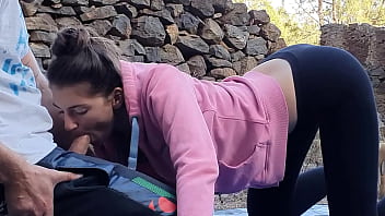 Wild Outdoor Fuck With A Hot 18-year-old Brunette Teen Babe