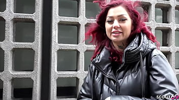 Fiery Berlin Redhead Ria’s Raw Pickup And Casting Fuck
