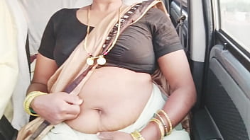 Sensual Saree-clad Escort Moans Filthy Telugu Whispers During Steamy Car Encounter