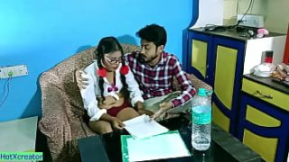 Desperate Indian Teen Student Fucks Her Teacher Raw For A Better Grade, Moaning In Clear Hindi