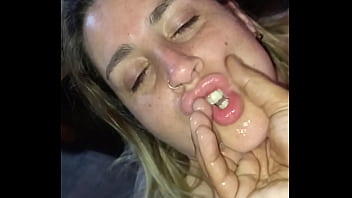 Greedy Blonde Whore Takes A Thick Cock Deep In Her Throat And Ass