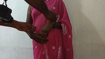 Ravishing Vanitha, The Desi Temptress, Flaunts Her Massive Melons And Smooth Shaven Slit In A Sapphire Saree, Grinding Her Aching Clit And Pinching Her Stiff Nipples In A Frenzy Of Forbidden Lust