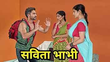 Sizzling Desi Indian Savita Bhabhi And Piya Bhabhi Get Ravished By A Wild Stranger