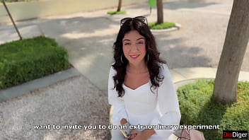 Seductive Stranger Seduces A Naughty Beauty Into A Risky Cumwalk For A Shiny New Iphone