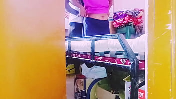 Unlucky Desi Housewife Gets Railed By The Storekeeper With Filthy Telugu Whispers In Her Ear.