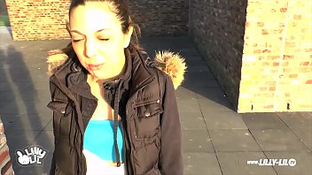 Unexpected Outdoor Oil-soaked Domination: Fan Pounds Lilly Lil Into A Sudden Shared Anal Creampie