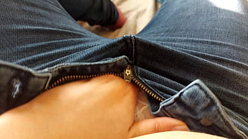 Sweaty 4k Solo Session: Denim-clad Climax Unleashed