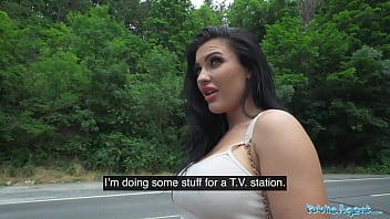 A Curvy Hitch-hiker With Massive Tits Gets Pounded By A Monster Cock