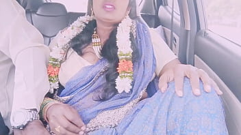 Sweaty Indian Taxi Tryst: A Hot Tourist Aunty Gets Nasty With Her Driver, Moaning Filthy Telugu Words As He Pounds Her Hard.