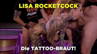 Deutsche Schlampe Und Kolumbianische Schlampe Ficken Sich Durch Einen Brutalen Gangbang