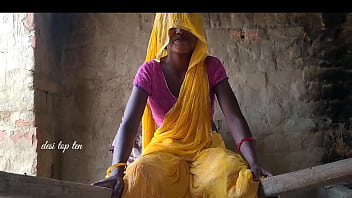 Sizzling Desi Wife In A Sheer Yellow Saree Gets Pounded Hard By Her Husband